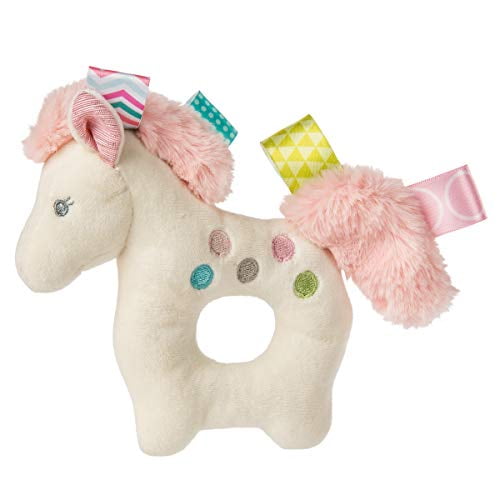 Taggies Embroidered Soft Ring Rattle, Painted Pony, 6Inches