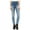 Blue - dustywash, variant on FREE PEOPLE $68 Womens New 1328 Blue Skinny Jeans 24 Waist B+B