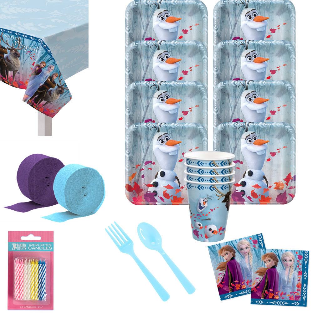 Frozen 2 Deluxe Tableware Kit (Serves 8) - Walmart.com - Walmart.com
