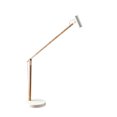 thumbnail image 1 of Adesso Home Lampe de Bureau à LED Blanche AD9100-12 avec Bras en Bois 21 Pouces de Haut, 1 of 2