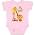 thumbnail image 3 of Inktastic My Mimi Loves Me Giraffe Boys or Girls Baby Bodysuit, 3 of 5