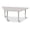 Driftwood/Gray, variant on Trapezoid Activity Table - 30" X 60", E-height - Driftwood Gray/Coastal Blue/Gray