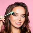 thumbnail image 2 of Unique Bargains Dual Comb Eyebrow Brushes for Women Eyelash Eyebrow Travel Makeup Tool Light Green 8.15" Length, 2 of 7