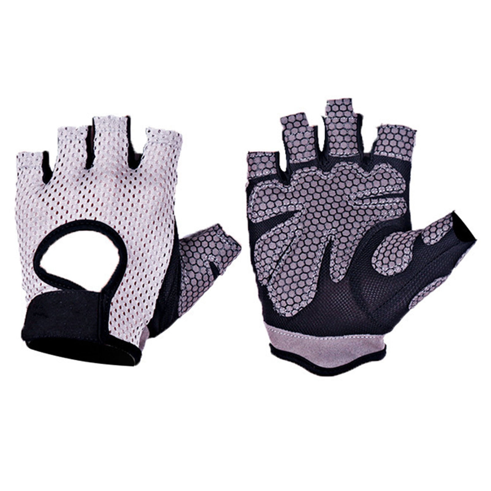 NEW Yoga Fingerless Non Anti Slip Grip Sticky Gloves Sport Exercise Equipment G 