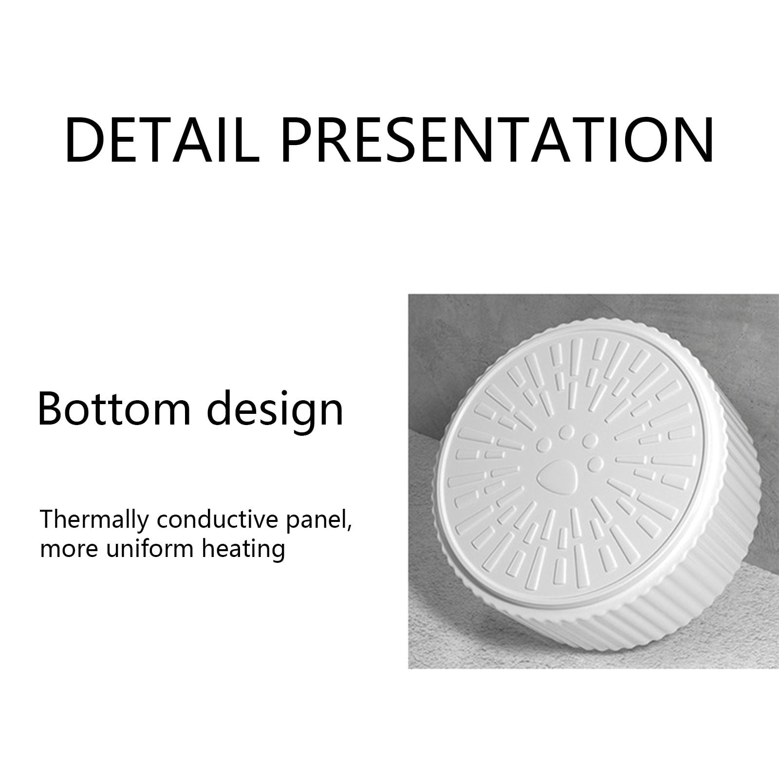 Thermostatic Heated Pet Bowl, Ceramic Anti-Freeze Water Dish for Dogs Cats Outdoor Winter Use, Automatic Warming with Anti- Base