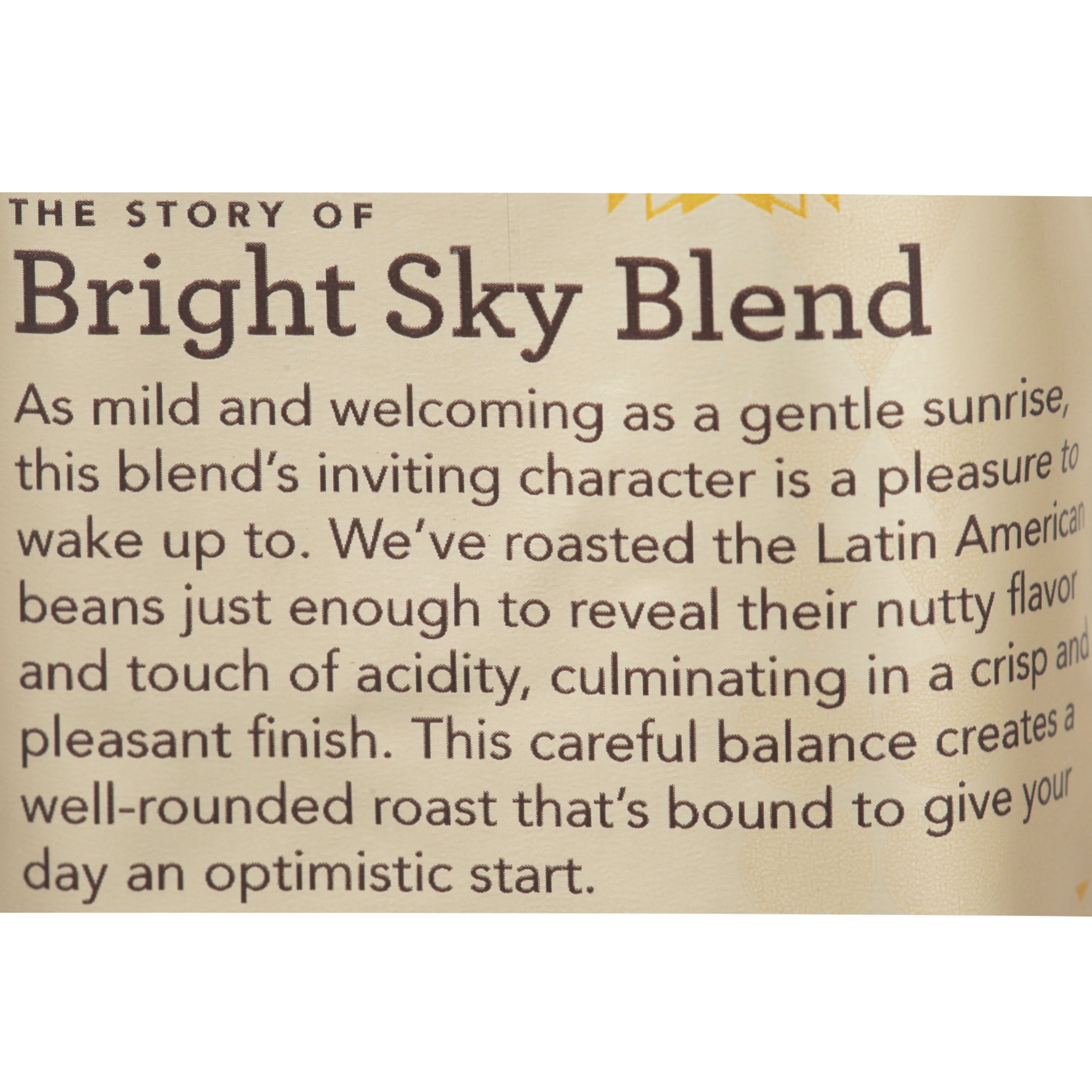 Starbucks bright sky hot sale blend