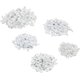 thumbnail image 3 of Paquete de 500 clavos en U YONGSHENG Clips de alambre para cables de montaje en pared, 3 of 5