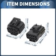 thumbnail image 4 of Kits de Conectores de Cables Eléctricos para Automóviles de 10 Pines a Prueba de Agua para Coche Barco RV 1 Juego Serie 1.8mm, 4 of 7