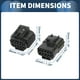 thumbnail image 4 of Kits de Conectores de Cables Eléctricos para Automóviles de 10 Pines a Prueba de Agua para Coche Barco RV 1 Juego Serie 1.8mm, 4 of 7