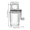 thumbnail image 2 of Coofit Ice Crusher Stainless Steel Manual Ergonomic Snow Cone Maker Ice Shaver for Home, 2 of 10