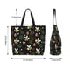 thumbnail image 5 of Balery Bees Bolsa Tote Estilo Estético con Cremalleras, Bolsa de Hombro, Bolsa de Compras Grande y Plegable, 5 of 8