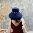 thumbnail image 6 of Visland Women Bucket Hats, Foldable Sun Protection Soft Cotton Bohemian Style Wide Brim Double-Sided Fisherman Hat for Travel Camping Hiking Beach, 6 of 6