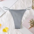 thumbnail image 2 of B91xZ Culottes Bikini en Dentelle Extensible pour Femmes, Gris TG, 2 of 3