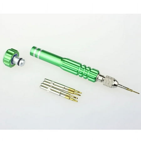 

Litake 5 in 1 Alloy Magnetic Disassemble Open Repair Screwdriver Tool Set for Cell Phones Eletronic Devices Green
