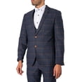 thumbnail image 2 of Marc Darcy Jenson Check Blazer, Blue, 2 of 10