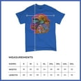 thumbnail image 5 of Tee Hunt Dean Russo Cute Gorilla T-Shirt Colorful Silverback Ape Art Men's Tee, Blue, Small, 5 of 5