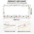 thumbnail image 2 of Cartoon Christmas License Plate Frame - 2 Pack Universal Stainless Steel License Plate Holder with Screws & Chrome Caps, 2 Holes Car License Plate Cover for US Vehicles Home Decor, 2 of 7