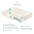 thumbnail image 2 of Naturepedic Organic 2-Stage Baby Crib Mattress - Lightweight Infant & Toddler Bed - Ultra Breathable Waterproof Pad - Standard Size, 2 of 9