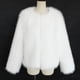 thumbnail image 5 of Chaqueta de abrigo cálida para mujer, de invierno, lisa, con cuello redondo, 5 of 6