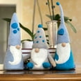 thumbnail image 6 of Winter Blues Felt Gnomes Trio, Set of 3, 6 of 11