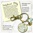 thumbnail image 2 of Gardening Gutsy Goodness Bronze Keychain I'd Rather Be In My Garden Plant Lady Quote Gift Jewelry, 2 of 8