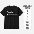 thumbnail image 2 of Funny One Star Review People T-Shirt, Unisex Short Sleeve Graphic Tee, 2 of 9