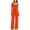 Orange, variant on Bovxnpu Women 2 Piece Loungewear Set Beach Vacation Sweatsuit Tracksuit Set Women's 2Pcs OutCamisole Top & Wide Leg Pants Casual Comfortable Home Wear Summer Outfits