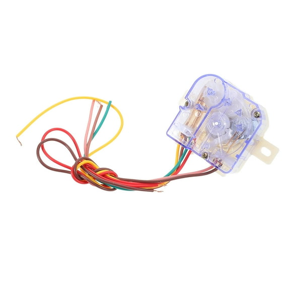 FENGGUIQU White Dual Tub Washing Machine Timer Replacement Part for Laundry Appliances and Washer Control Systems