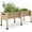 Beige, variant on 72"x26"x31" Elevated Wooden Raised Garden Bed with Storage Hooks for Vegetables,Flowers,Beige