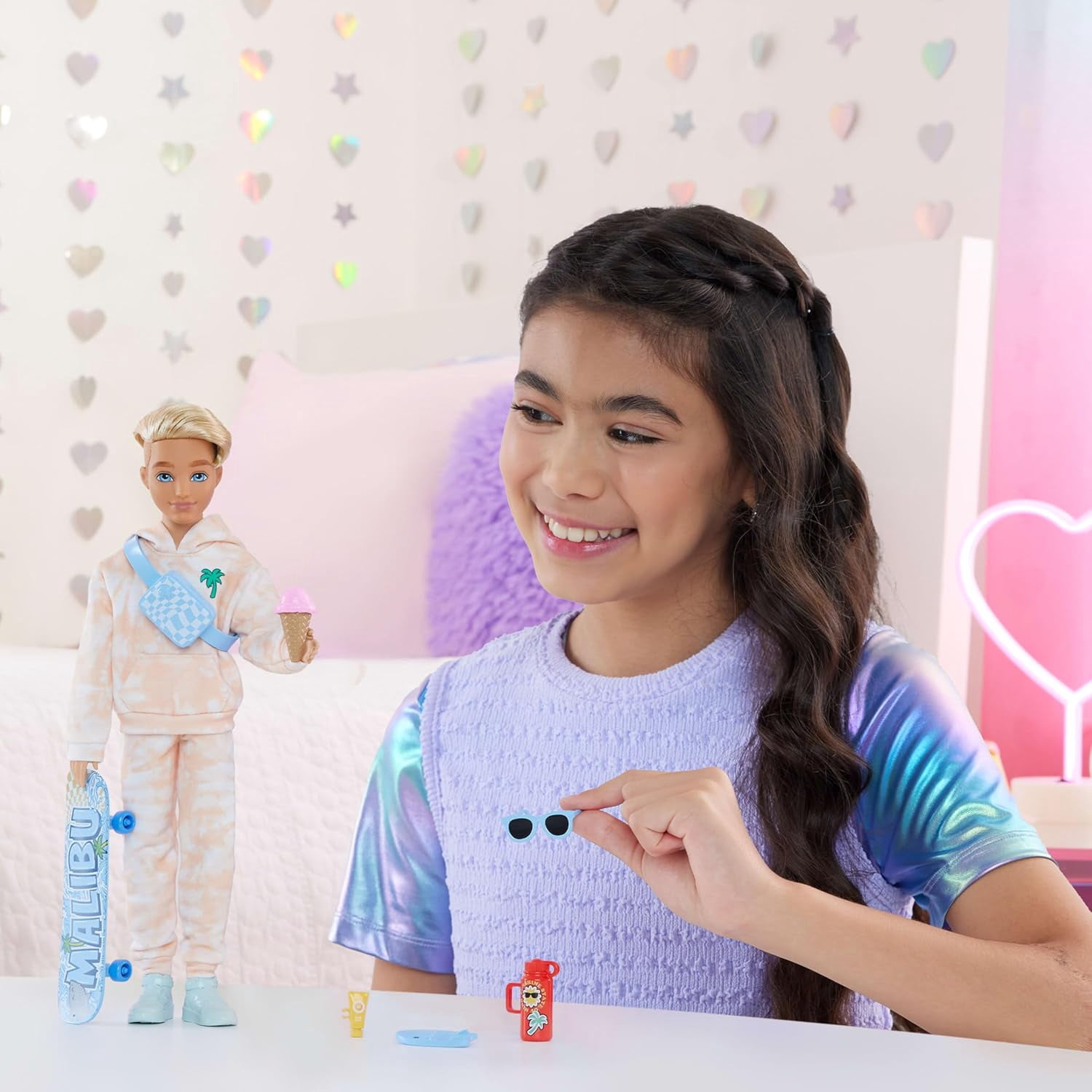 Barbie Dream Besties Teresa & Ken Fashion Dolls 2-Pack Combo Bundle w/ Accessories