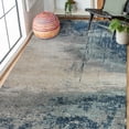 thumbnail image 5 of HomeRoots 532381 9 x 12 ft. Abstract Power Loom Rectangle Area Rug, Blue & Gray, 5 of 5