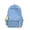Blue 430*300*130, variant on Striped Nylon Backpack for Women, Cute Travel Rucksack with Pendant, Large Capacity College Shoulder Daypack (Red)