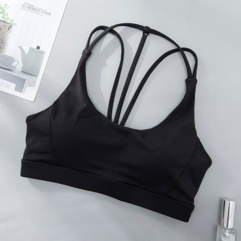 Kddylitq Mastectomy Bra With Pockets For Prosthesis Front Closure Criss  Cross Wireless Push Up Bra Sport Backless Compression Wirefree Placed Bra  Strappy Smoothing Running Adjustable Push Up Black Xl 