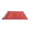 thumbnail image 2 of Ahgly Company Machine Washable Indoor Rectangle Abstract Red Modern Area Rugs, 7' x 10', 2 of 4