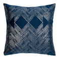 thumbnail image 2 of Safavieh Sarla Geometric Squares Pillow, 18" x 18", Navy/Grey, 2 of 6