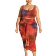 thumbnail image 2 of Xuyuer Women's Summer Printed Butt-Lifting Fashion Casual Plus Size Set - Matching Outfit, Pants for Women, 2 of 5