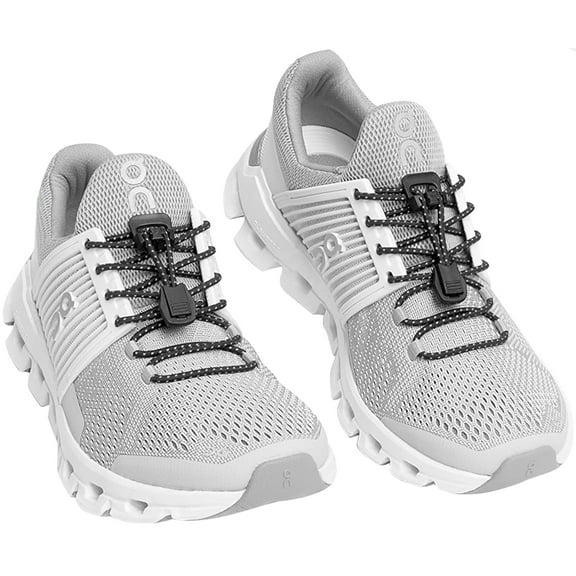 Xpand Laces No-Tie Quick-Release Elastic Shoelaces - Black Reflective