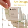 thumbnail image 4 of Stand 3Tier 3 Slots Business Card Holder for Desk Clear Acrylic Business Card Holders, Business Card Display, 4 of 5