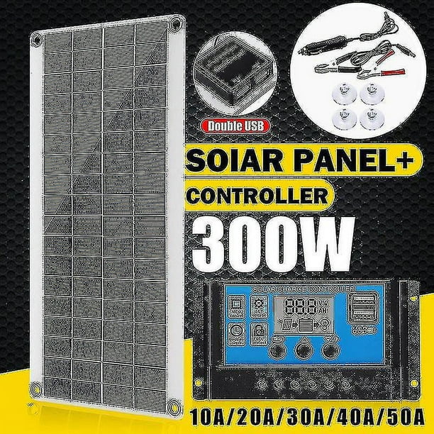 Panel Solar Flexible Gliese 200W – Kit Con Controlador 40A Para Caravana, Camping O Barco