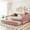 Pink, variant on 80" Convertible Sofa Bed, Pull-Out Daybed, Multi-Functional Sleeper Couch with Easy Assembly & Space-Saving Design for Compact Living Spaces, Pink