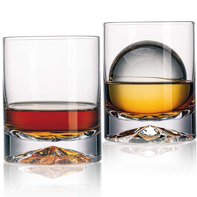 Juego de 2 vasos para whisky JBHO Double Old Fashioned de 355 ml