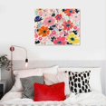 thumbnail image 5 of Orinice Pink Flower Market Prints Aesthetic Minimalist Posters Matisse Flower Canvas Wall Art Pink Floral Pictures Colorful Watercolor Wall Art Aesthetic Flower Painting Flower Market Artwork  20x16in, 5 of 6