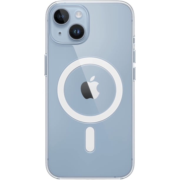 Funda para teléfono Apple iPhone 14, transparente, con MagSafe