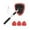 Red, variant on Car Windshield Cleaning Tool 6-Piece Set Window Cleaner With Extendable Handle Long Reach Glass Wiper Kit For Auto Interior And Exterior Use