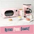 thumbnail image 4 of Nostalgia Retro 2-Slice Toaster, Pink with Vintage Design, Crumb Tray, Cord Storage & 5 Toasting Levels, 4 of 4