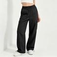 thumbnail image 3 of Gytharion Women's Plus Size Solid Color Cargo Pants Straight Leg Casual Trousers with Pockets Casual Athletic Work Pants, 3 of 8