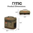 thumbnail image 5 of RTIC 6 Can Everyday Cooler, Insulated Soft Cooler with Collapsible Design, Olive, 5 of 5