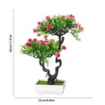 thumbnail image 3 of JingChun Clearance Under $2.00 Simulation Flower Bouquet Living Room Table Flower Arrangement Flower Decoration Vase Potted Plant, 3 of 6