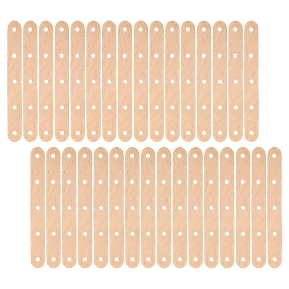 KALLORY Wooden Craft Sticks 150pcs Unfinished Sticks for Arts, Crafts, Waxing, and Creative Projects