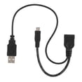 thumbnail image 2 of Micro USB OTG Data Cable Y Type HOST OTG Line for Mobile Phone Connecting to U Disk Hard Disk, 2 of 5